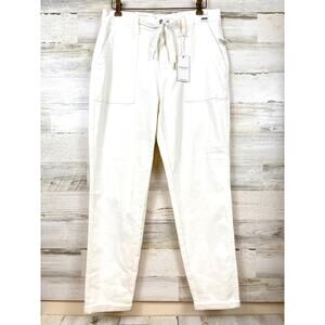 Judy Blue Womens 30 White Heather High Waisted Jogger Jeans Casual NWT